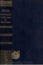 PARADISE REGAINED THE MINOR POEMS AND SAMSON AGONISTES（1937 PDF版）
