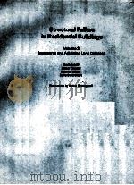 STRUCTURAL FAILURE IN RESIDENTIAL BUILDINGS VOLUME 3 1980 PDF电子版封面 0246111704