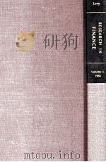 RESEARCH IN FINANCE A RESEARCH ANNUAL4（1979 PDF版）
