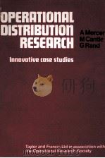OPERATIONAL DISTRIBUTION REESEARCH 1978 PDF电子版封面 0850661684