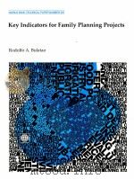 KEY INDICATORS FOR FAMILY PLANNING PROJECTS（1995 PDF版）