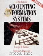 ACCOUNTING INFROMATION SYSTEMS FIFTH EDITION 1993 PDF电子版封面 0130080535