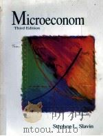 MICROECONOMICS THIRD EDITION 1994 PDF电子版封面 0256141819