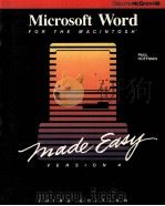 MICROSOFT WORD MADE EASY FOR THE MACINTOSH THIRD EDITION（1988 PDF版）
