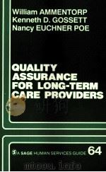 QUALITY ASSURANCE FOR LONG TERM CARE PROVIDERS（1990 PDF版）
