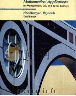 MATHEMATICAL APPLICATIONS FOR MANAGEMENT LIFE AND SOCIAL SCIENCES THIRD EDITION（1989 PDF版）