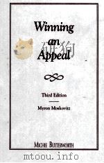 WINNING AN APPEAL THIRD EDITION 1995 PDF电子版封面 0558342656