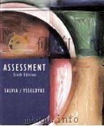ASSESSMENT SIXTH EDITION 1994 PDF电子版封面 0395711614 JOHN SALVIA