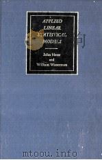 APPLIED LINEAR STATISTICAL MODELS（1974 PDF版）