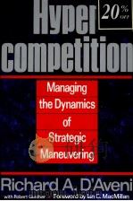 HYPERCOMPETITIPN MANAGING THE DYNAMICS OF STRATEGIC MANEUVERING 1993 PDF电子版封面 0029069386 RICHARD A.D'AVENI
