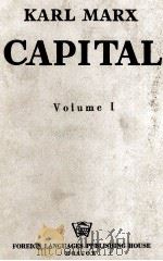 KARL MARX CAPITAL VOLUME I（ PDF版）