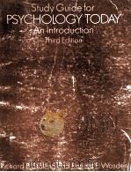 STUDY GUIDE TO PAYCHOLOGY TODAY:AN INTRODUCTION THIRD EDITION 1975 PDF电子版封面 0394310691