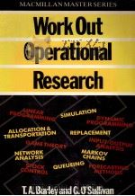 MACMILLAN MASTER SERIES WORK OUT OPERATIONAL RESEARCH（1986 PDF版）