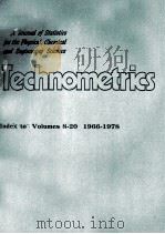 TECHNOMETRICS（1978 PDF版）
