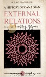 A HISTORY OF CANADIAN EXTERNAL RELATIONS（1966 PDF版）