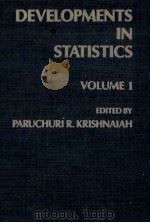 DEVELOPMENTS IN STATISTICS VOLUME 1（1977 PDF版）
