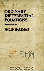 ORDINARY DIFFERENTIAL EQUATIONS SECOND EDITION 1981 PDF电子版封面 3764330686