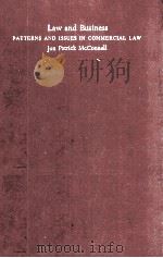 LAW AND BUSINESS PATTERNS AND ISSUES IN COMMERCIAL LAW（1966 PDF版）
