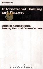 VOLUME 6 INTERNATIONAL BANKING AND FINANCE（1990 PDF版）