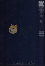 THE BRITISH LIBRARY GENERAL SUBJECT CATALOGUE 1975 TO 1985 61 1986 PDF电子版封面 0862917115