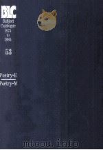THE BRITISH LIBRARY GENERAL SUBJECT CATALOGUE 1975 TO 1985 53   1986  PDF电子版封面  0862917034   