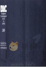 THE BRITISH LIBRARY GENERAL SUBJECT CATALOGUE 1975 TO 1985 30（1986 PDF版）