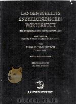 LANGENSCHEIDTS ENZYKLOP?DISCHES W?RTERBUCH DER ENGLISCHEN UND DEUTSCHEN SPRACHE TEIL 1 2.BAND A-M（1962 PDF版）