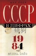 СССР В ЦИФРАХ В 1984 ГОДУ 1985 PDF电子版封面