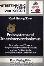 PREISSYSTEM UND STAATSINTERVENTIONISMUS 1978 PDF电子版封面