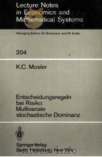 ENTSCHEIDUNGSREGELN BEI RISIKO MULTIVARIATE STOCHASTISCHE DOMINANZ（1982 PDF版）