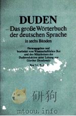 DUDEN DAS GROBE W?RTERBUCH DER DEUTSCHEN SPRACHE IN SECHS D?NDEN（1978 PDF版）