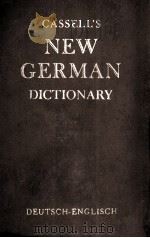 CFSSELL'S NEW GERMAN DICTIONARY PDF电子版封面 DEUTSCH-ENGLISCH