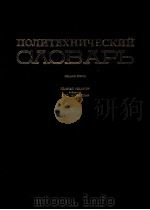 ПОЛИТЕХНИЧЕСКИЙ СЛОВАРЪ 1980 PDF电子版封面