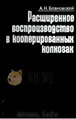 РАСЩИРЕННОЕ ВОСПРОИЗВОДСТВО В КООПЕРИРОВАННЫК КОПКОЗАК（1982 PDF版）
