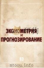 ЭКОНОМЕТРИЯ И ПРОГНОЗИРОВАНИЕ 1985 PDF电子版封面 А. С. ЕМЕЛЬЯНОВ
