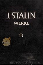 J.W.STALIN BAND 13 JULI 1930-JANUAR 1934 1955 PDF电子版封面