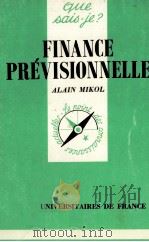 FINANCE PRéVISIONNELLE 1989 PDF电子版封面 ALAN MIKOL