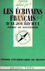 LES éCRIVAINS FRANCAIS 1963 PDF电子版封面 PIERRE DE BOISDEFFRE