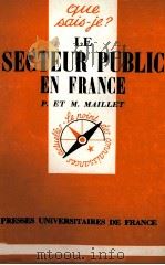 LE SECTEUR PUBLIC EN FRANCE（1979 PDF版）