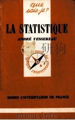 LA STATISTQUE 1947 PDF电子版封面 ANDRé VESSEREAU