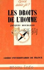 LES DROITS DE L'HOMME（1978 PDF版）