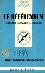 LE RéFéRENDUM 1987 PDF电子版封面 MICHéLE GUILLAUME HOFNUNG