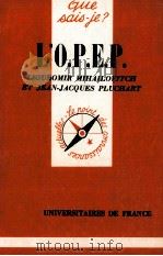 L'O.P.E.P. 1980 PDF电子版封面 LIOUBOMIR MIHAILOVITCH