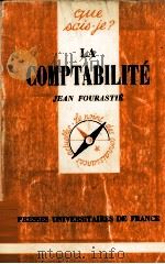 LA COMPTABILITé 1943 PDF电子版封面 JEAN FOURASTIé