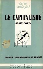 LE CAPITALISME 1977 PDF电子版封面 ALAN COTTA
