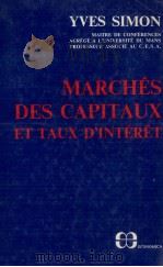 MARCHéS DES CAPITAUX ET TAUX D'INTéRêT（1975 PDF版）