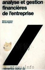 ANALYSE ET GESTION FINANCIèRES DE L'ENTREPRISE（1981 PDF版）