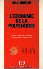 L‘ECONOMIE DE LA POLYENRGIE 1982 PDF电子版封面