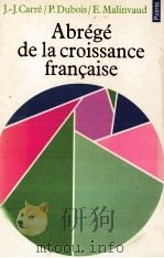 ABRéGé DE LA CROISSANCE FRAN?AISE（1973 PDF版）