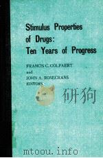 STIMULUS PROPERTIES OF DRUGS:TEN YEARS OF PROGRESS（1978 PDF版）